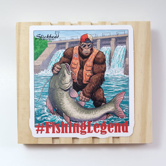 3" Fishing Legend Sticker