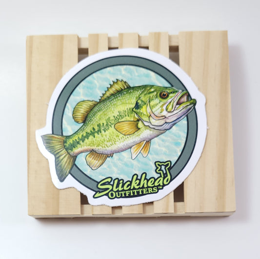 3" Bass Sticker