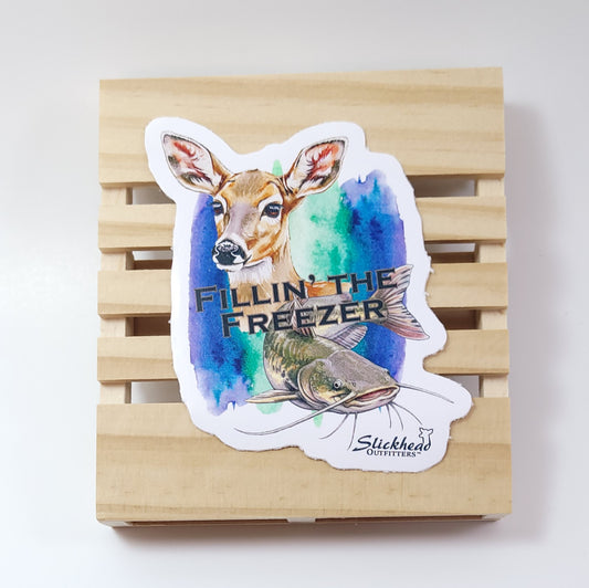 3" Fillin' the Freezer Sticker
